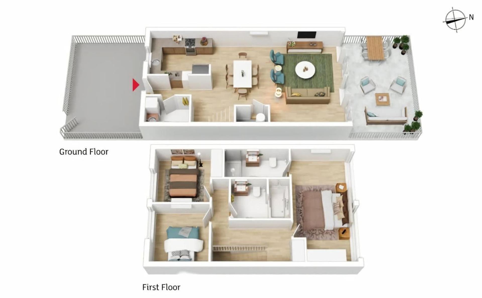 Apartamento Beautiful 3 Bedroom Townhouse Located In Dickson